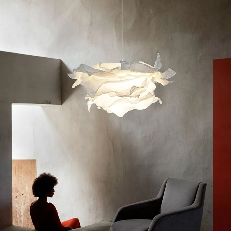Minimalist Paper Pendant Light — DIY Sphere Chandelier