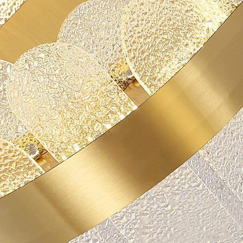 Crystal Ceiling Chandelier — Modern Art Deco Light for Bedroom & Dining Room