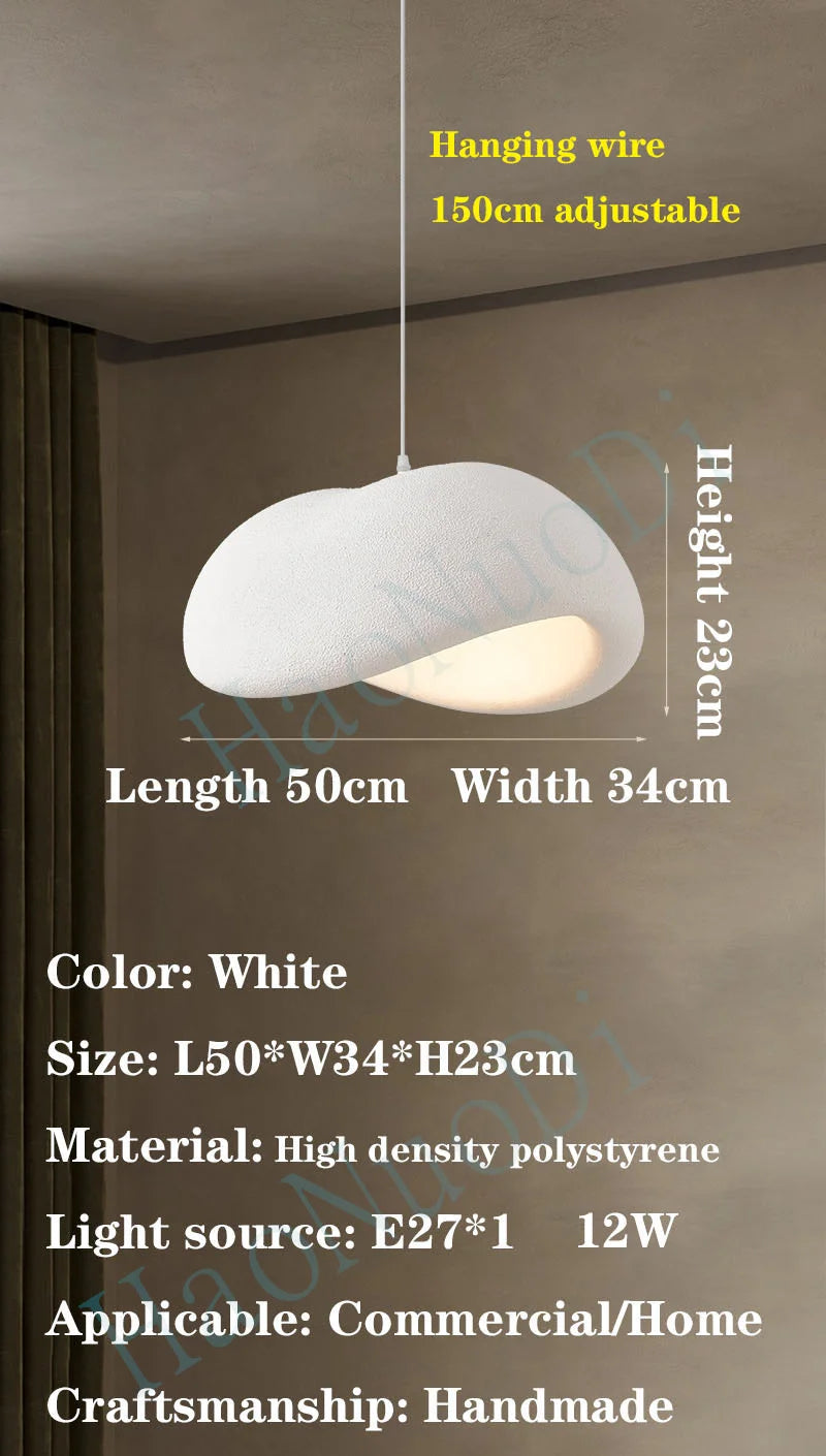 Wabi Sabi Trumpet Chandelier — Organic Restaurant & Staircase Light