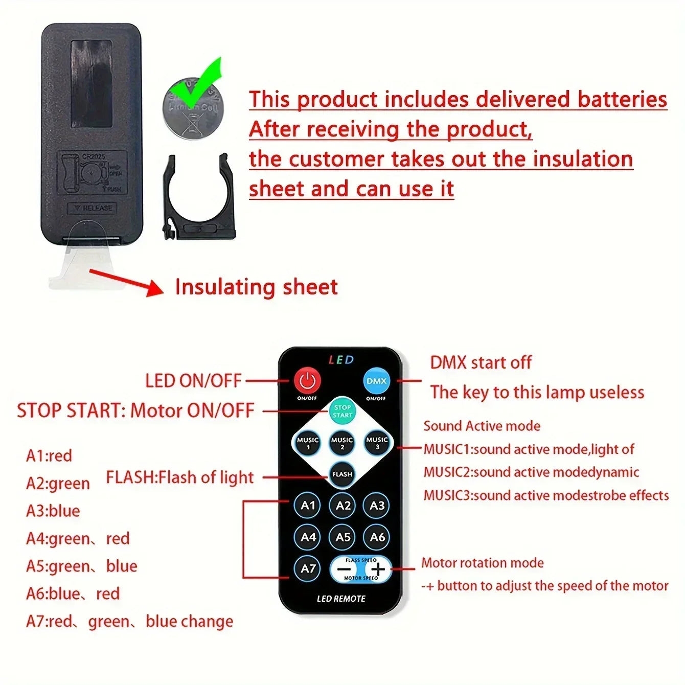 LED Galaxy Projector Night Light — Remote Control Star & Aurora Projection