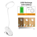 Crystal Rechargeable Touch Desk Lamp — 3-Color Dimmable Ambient Light