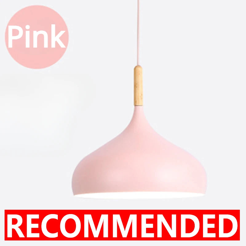 Macaron Pastel Pendant Chandelier — Aluminum Modern Ceiling Light