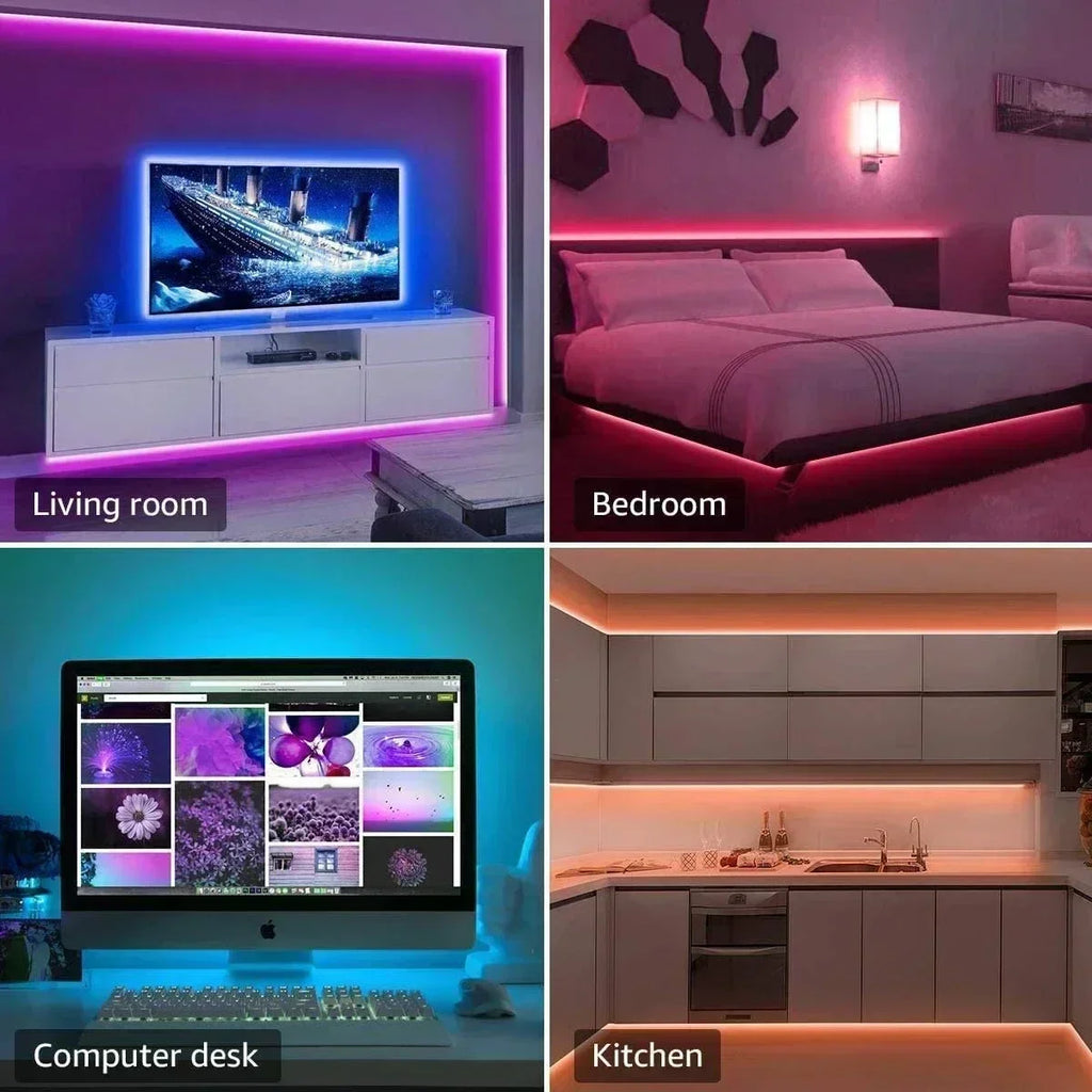 Smart Gaming RGB LED Strip — Music Sync App & Remote Controlled Light
