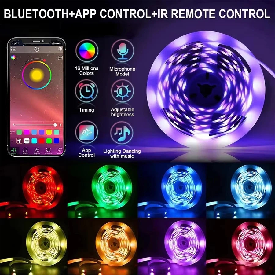Smart Gaming RGB LED Strip — Music Sync App & Remote Controlled Light