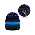 LED Starry Sky Projector Night Light — USB Star & Moon Room Decor