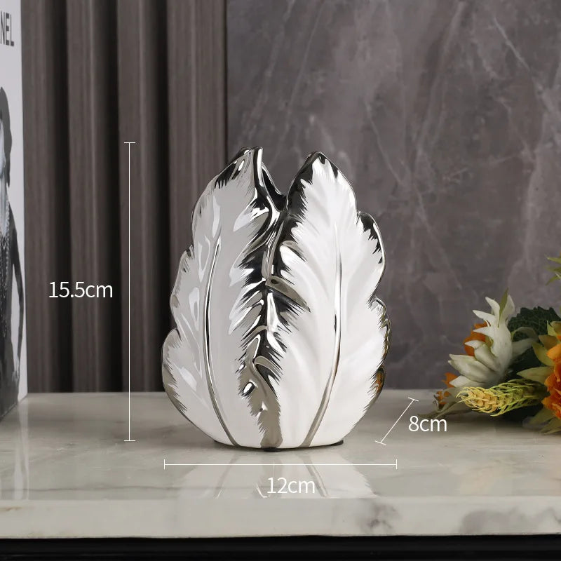 High-End Ceramic Vase — Sculptural Pottery for Foyer & Living Room