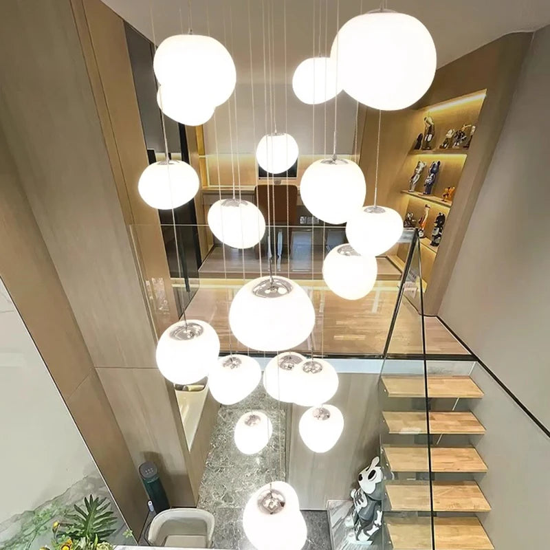 Tiered Radial Pendant Chandelier — Gold & Black Statement Ceiling Light