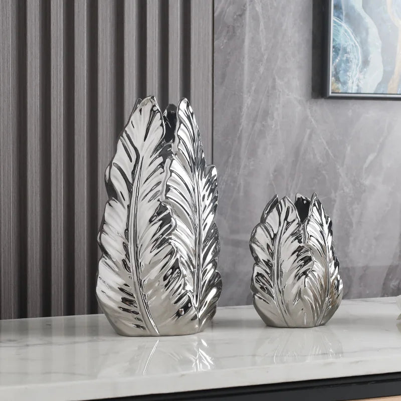 High-End Ceramic Vase — Sculptural Pottery for Foyer & Living Room
