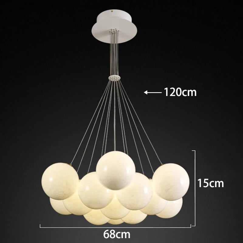Multi-Head Crystal Villa Chandelier — Restaurant & Foyer Ceiling Light