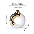 Luxury Nordic Ceramic Vase — Hotel-Style Plant Pot for Dining & Living Room