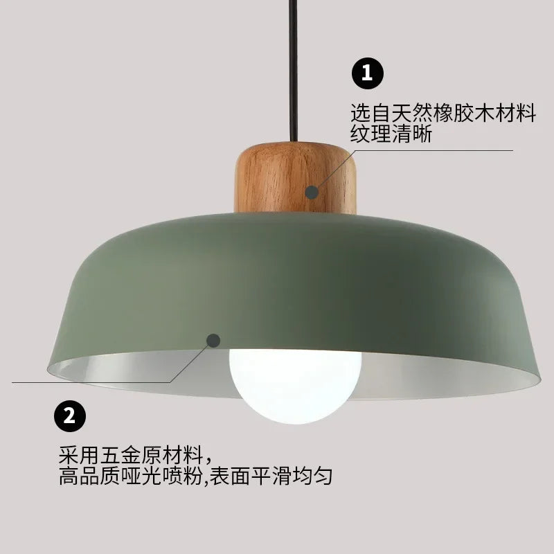 Nordic Minimalist LED Chandelier — Modern Restaurant & Bar Pendant Light