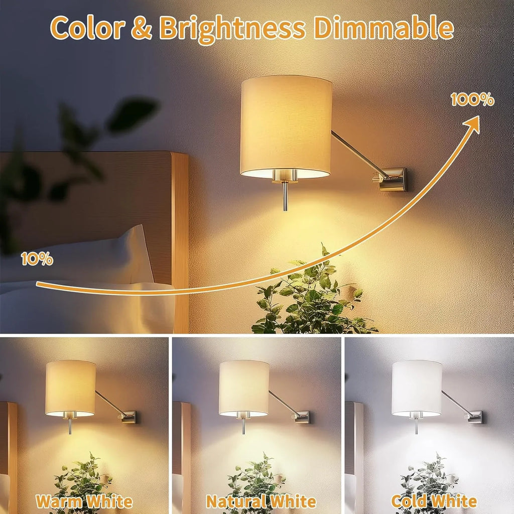 Rechargeable RGB Light Bulb — Remote Control Battery-Powered Smart Light