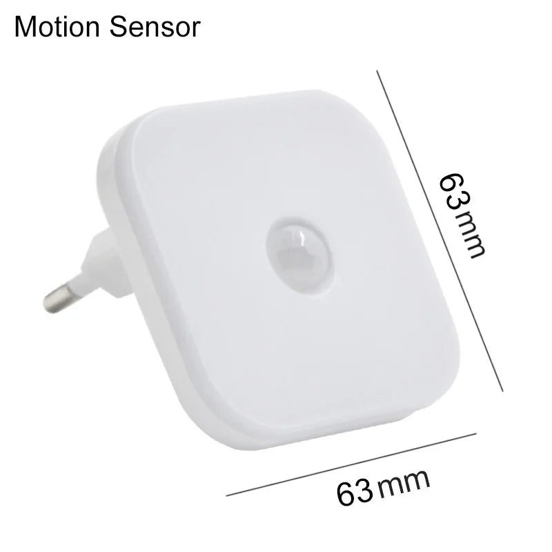 Motion Sensor LED Night Light — Wireless Wall Lamp for Kids' Bedroom