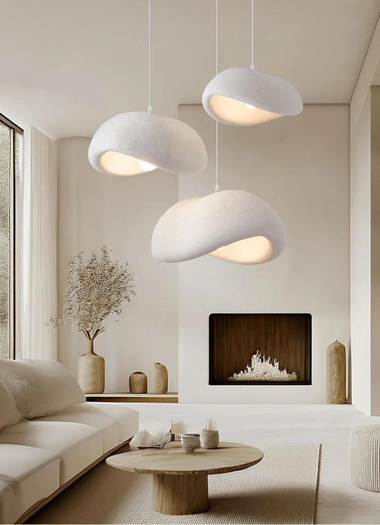 Wabi Sabi Trumpet Chandelier — Organic Restaurant & Staircase Light