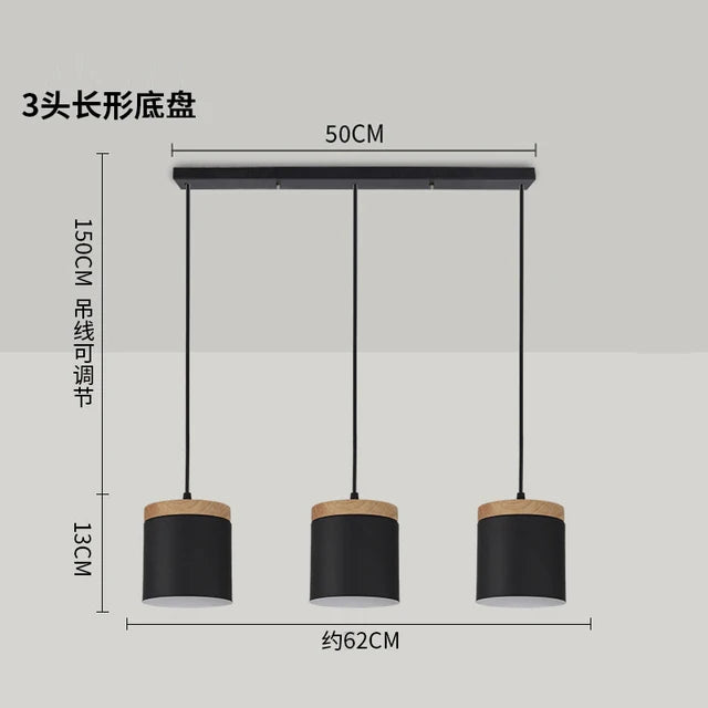 Modern Dining Table Pendant Light — Adjustable LED Ceiling Fixture