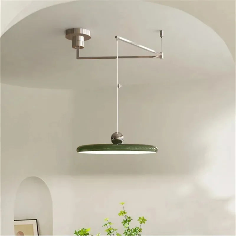 Rocker Arm LED Pendant Light — Kinetic Kitchen Bar & Dining Fixture