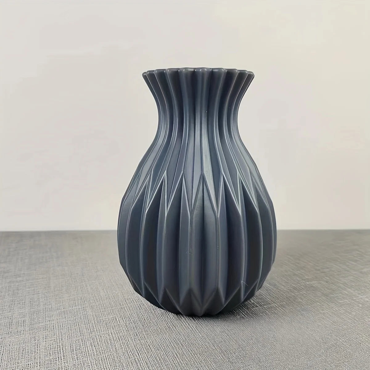 Water Cultivation Ceramic-Look Vase — Minimalist European Home Vessel