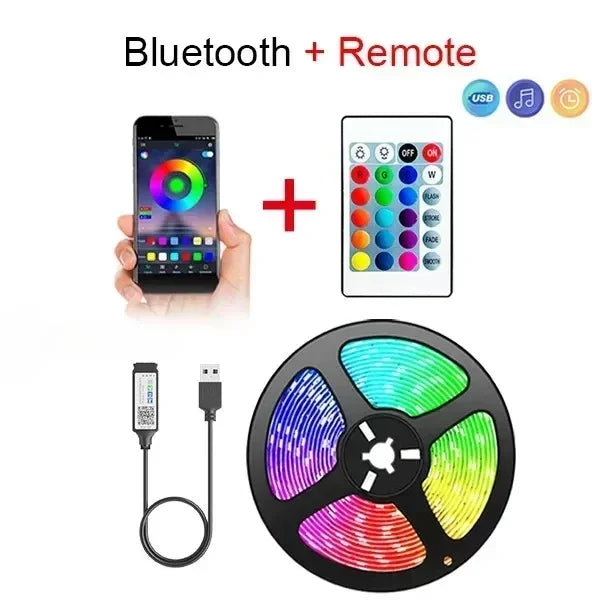 Smart Gaming RGB LED Strip — Music Sync App & Remote Controlled Light