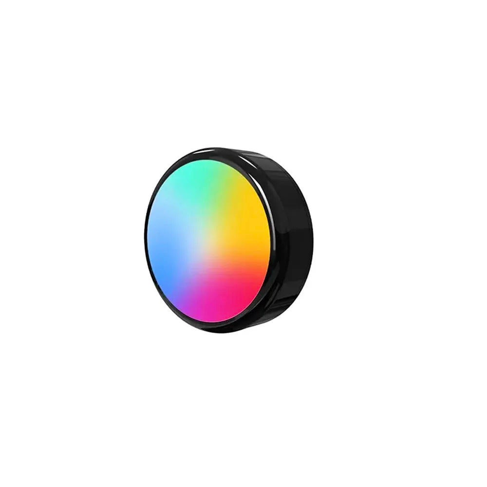 RGBW LED Puck Light Kit — 16-Color Remote Control Under Cabinet Light