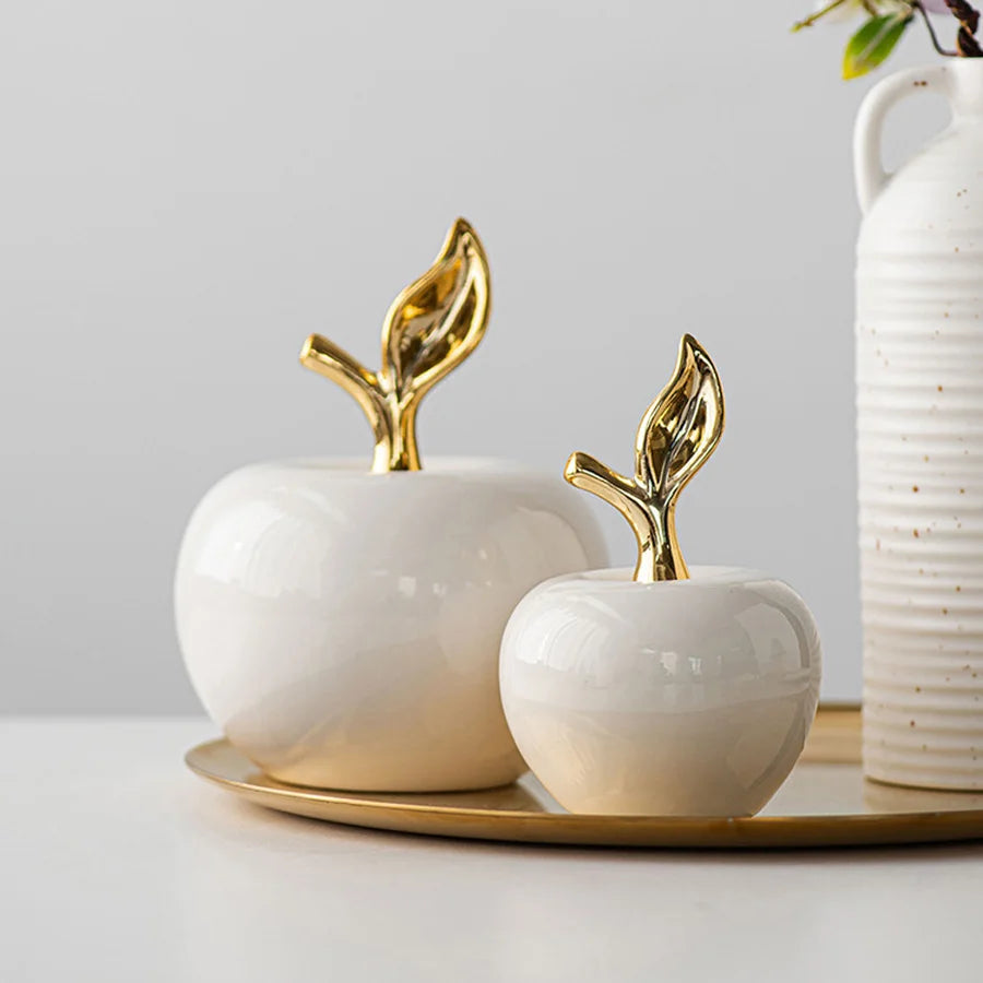 Ceramic Fruit Ornament — Classic European-Style Decorative Sculpture