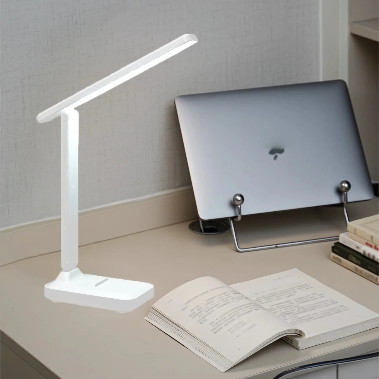 Touch-Control Dimmable Desk Lamp — 3-Level Eye Protection Table Light