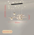 Starry Sky Top Nordic Chandelier — Long Dining Table Pendant Light