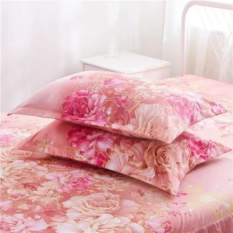 Thickened Solid Pillowcase Set — Soft Everyday Dorm & Apartment Bedding