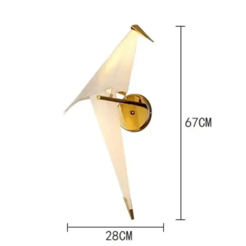 Origami Paper Bird Chandelier — Designer Bird Lamp Collection