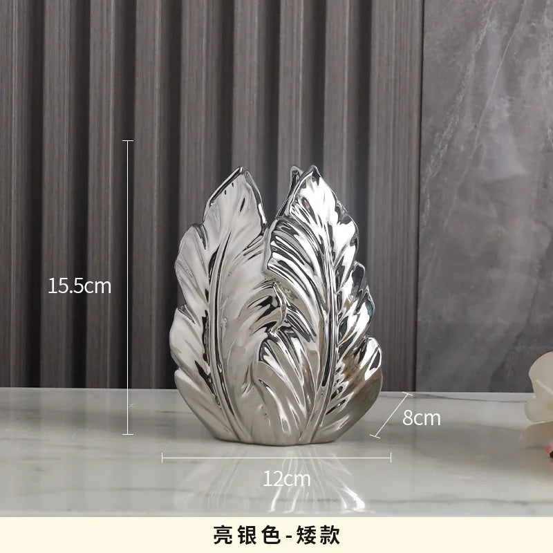 High-End Ceramic Vase — Sculptural Pottery for Foyer & Living Room