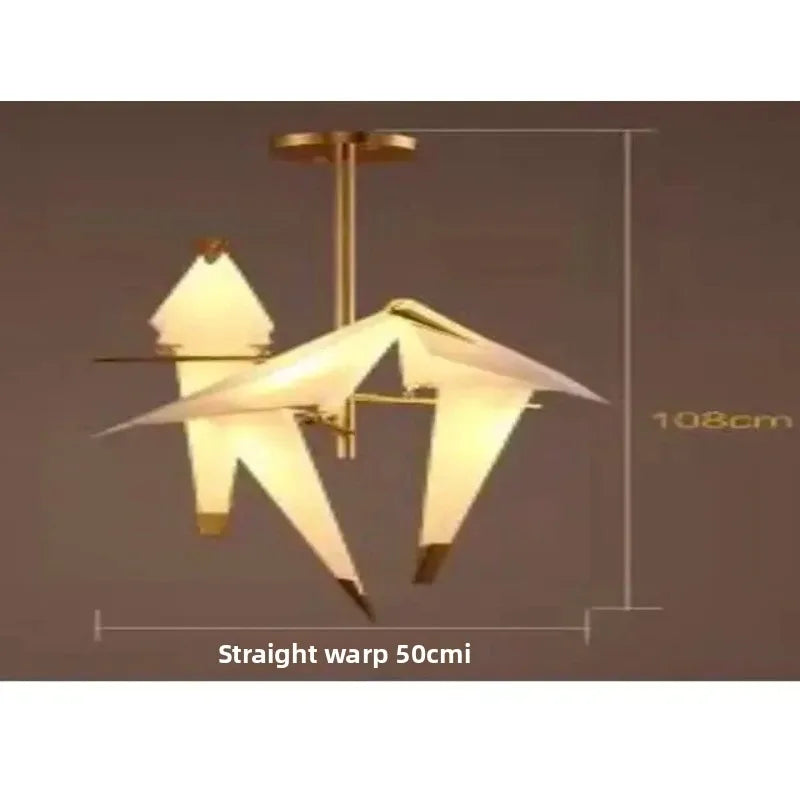 Origami Paper Bird Chandelier — Designer Bird Lamp Collection