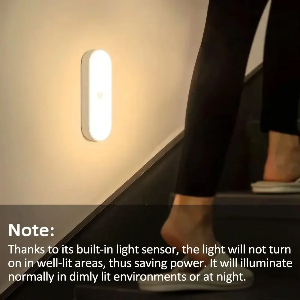 Wireless Magnetic Motion Sensor Lamp — USB Rechargeable Closet Light