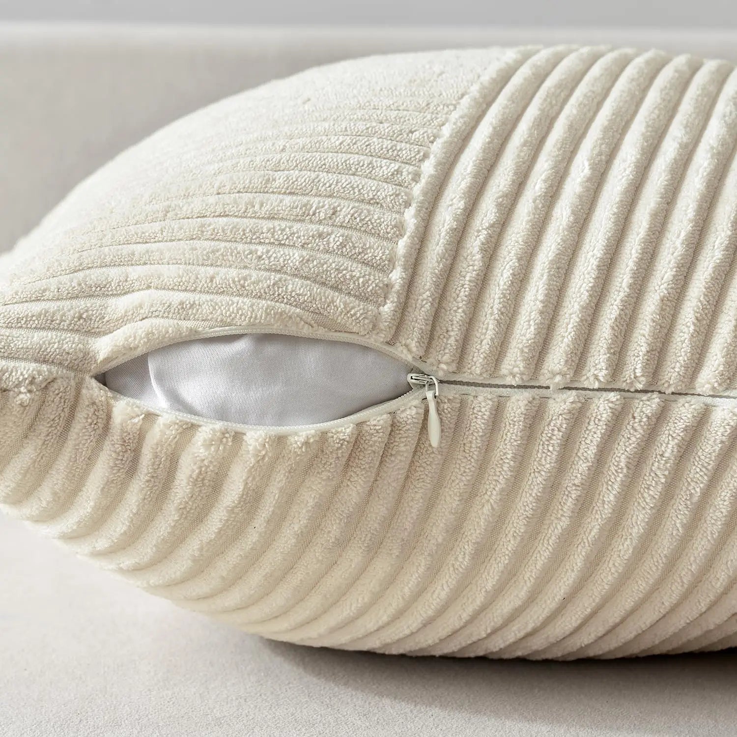 Corduroy Boho Windmill Pillow Cover — Textured Ribbed Cushion Cover