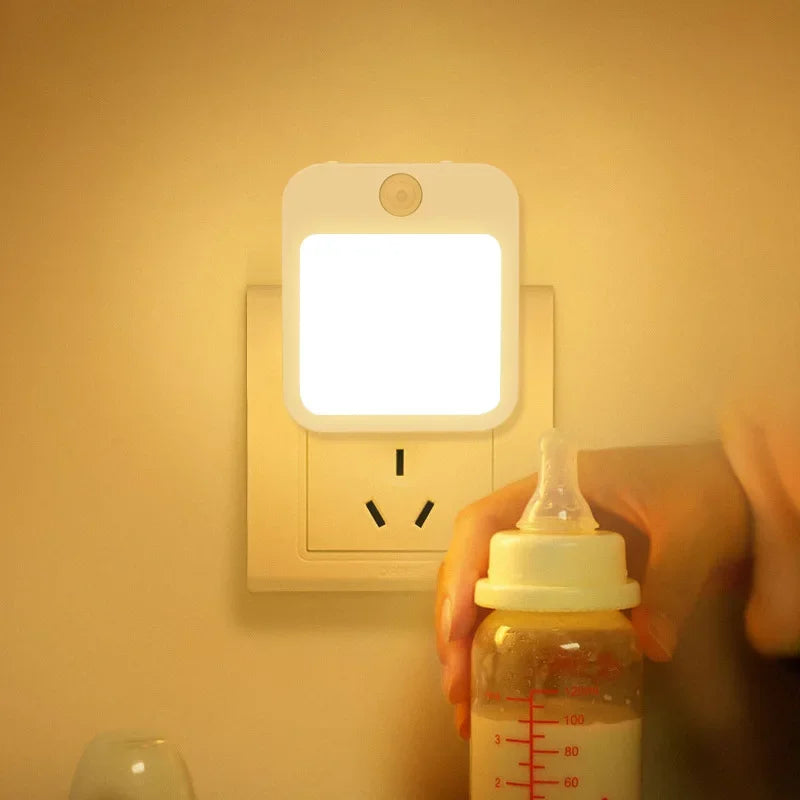 Motion Sensor LED Night Light — Wireless Wall Lamp for Kids' Bedroom