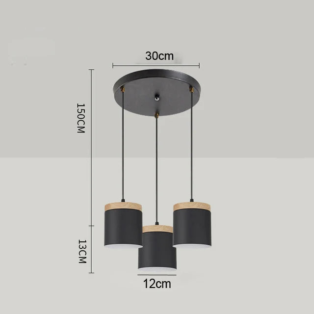 Modern Dining Table Pendant Light — Adjustable LED Ceiling Fixture